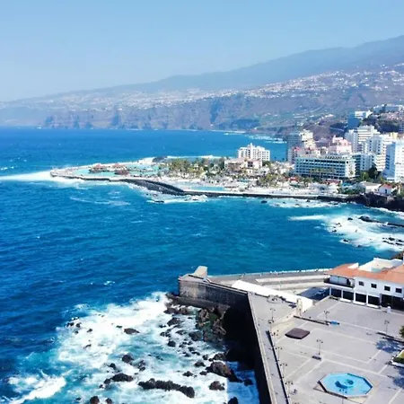Studio With Balcony, Pool With View, Sea In Puerto De La Cruz