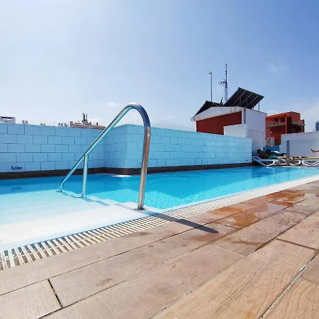 Studio With Balcony, Pool With View, Sea In Puerto De La Cruz プエルト・デ・ラ・クルス
